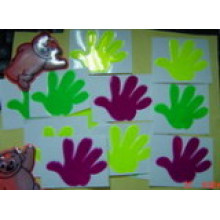 Reflective Fluorescent Hand Sticker/Reflective Label